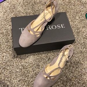 Taryn rose suede heels